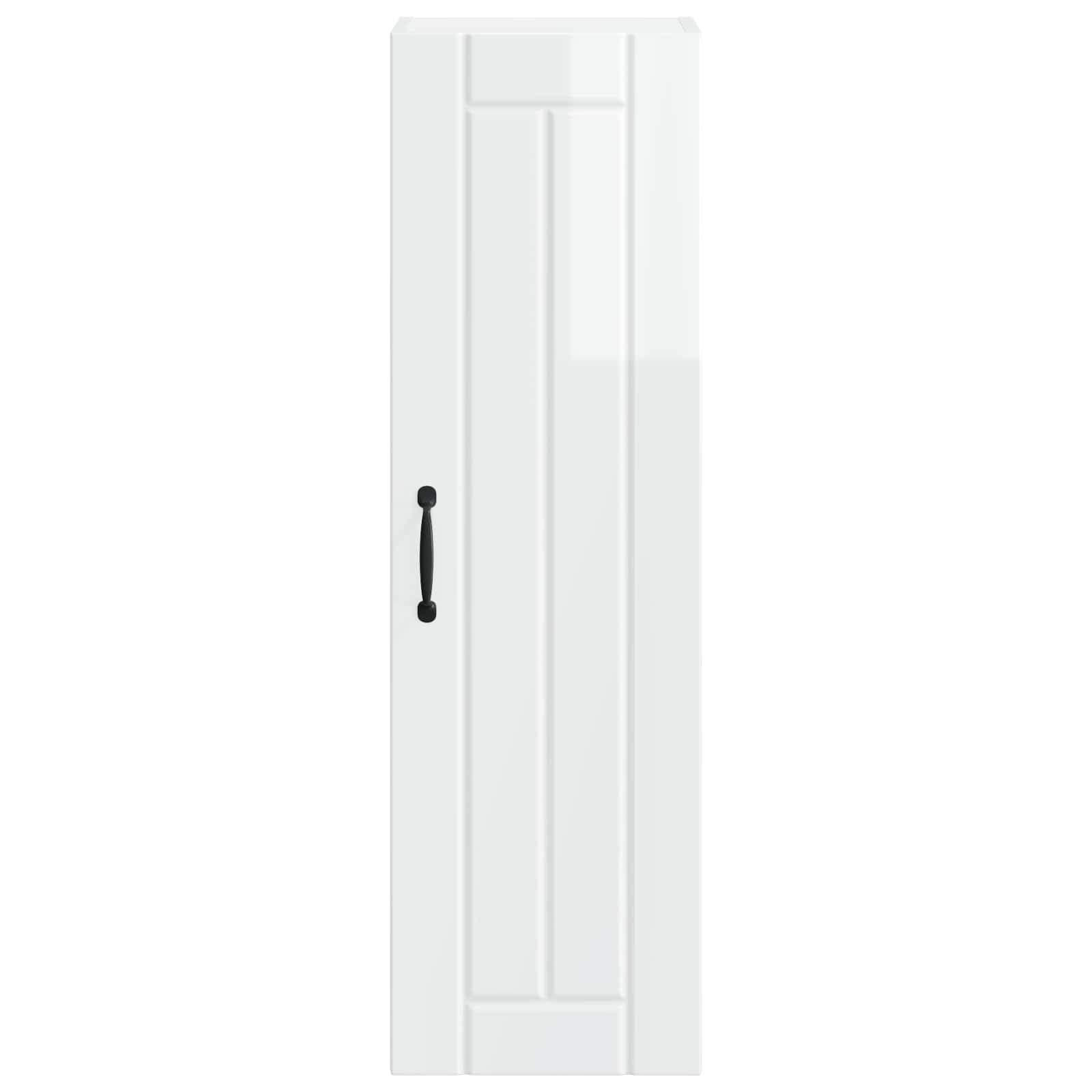 vidaXL Wall Cabinet LUCCA High Gloss White 30 x 31 x 100 cm 6