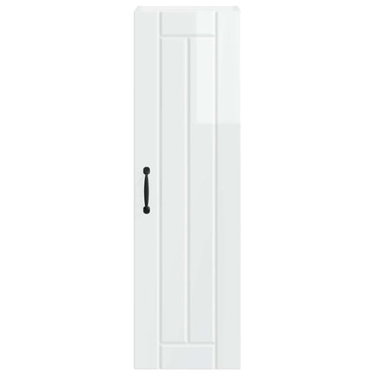 vidaXL Wall Cabinet LUCCA High Gloss White 30 x 31 x 100 cm 6