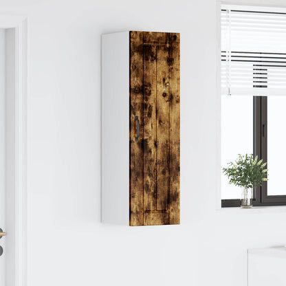 vidaXL Wall Cabinet LUCCA Smoked Oak 30 x 31 x 100 cm Engineered Wood 4
