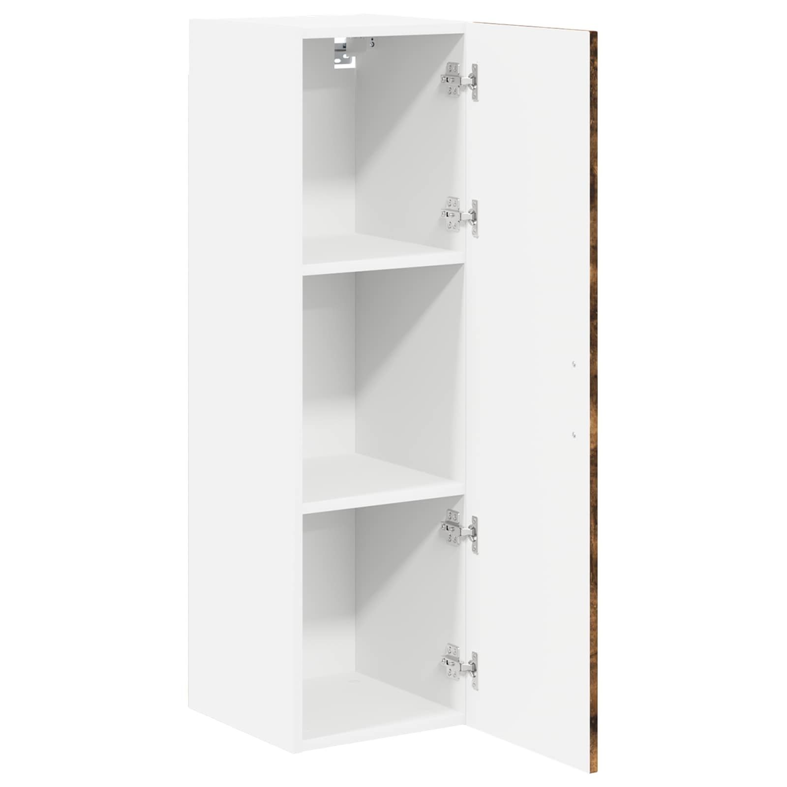 vidaXL Wall Cabinet LUCCA Smoked Oak 30 x 31 x 100 cm Engineered Wood 5