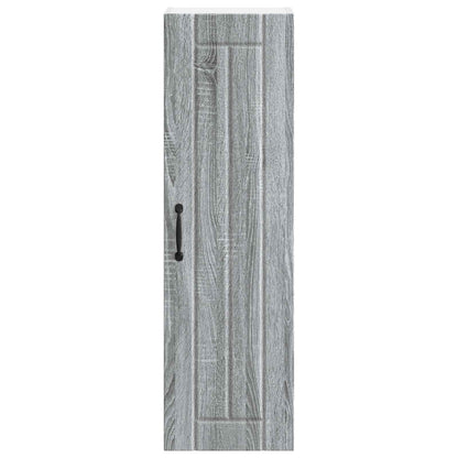 vidaXL Wall Cabinet LUCCA Grey Sonoma 30 x 31 x 100 cm Engineered Wood 6