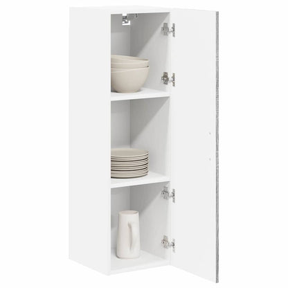 vidaXL Wall Cabinet LUCCA Grey Sonoma 30 x 31 x 100 cm Engineered Wood 3