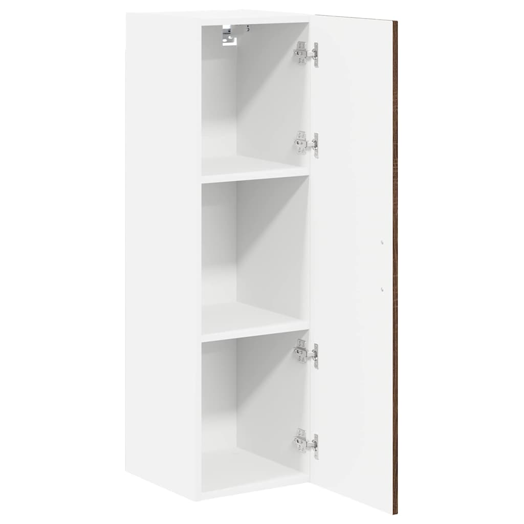 vidaXL Wall Cabinet LUCCA Brown Oak 30 x 31 x 100 cm Engineered Wood 5