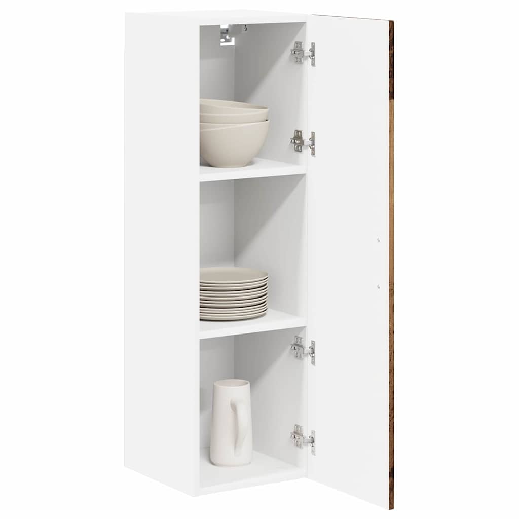 vidaXL Wall Cabinet LUCCA Old Wood 30 x 31 x 100 cm Engineered Wood 3