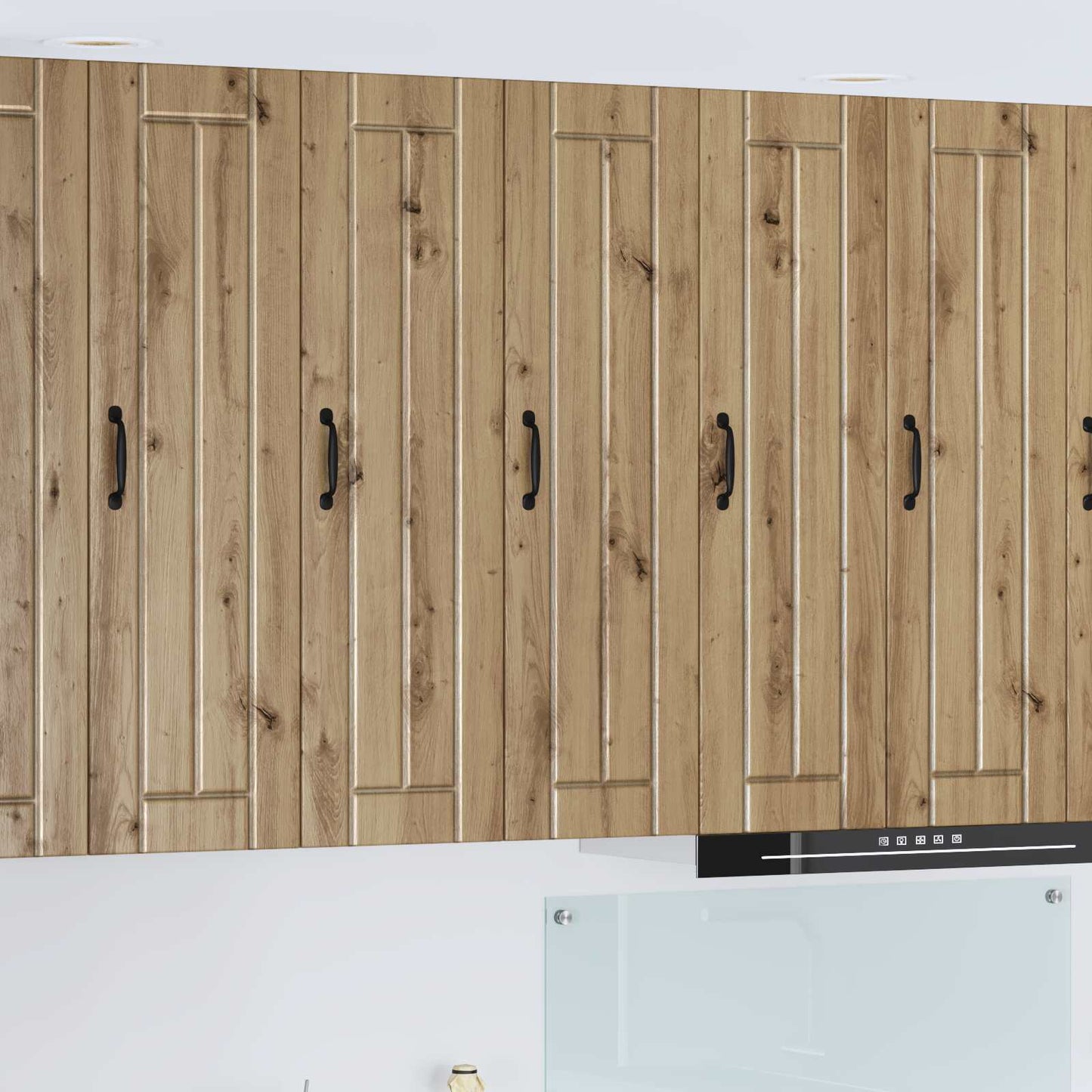 vidaXL Wall Cabinet LUCCA Artisan Oak 30 x 31 x 100 cm Engineered Wood 1