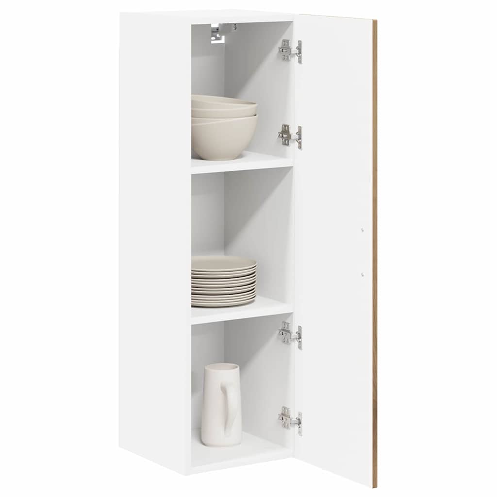 vidaXL Wall Cabinet LUCCA Artisan Oak 30 x 31 x 100 cm Engineered Wood 3