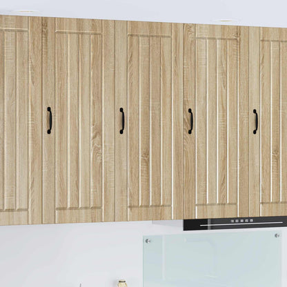 vidaXL Wall Cabinet LUCCA Sonoma Oak 40 x 31 x 100 cm Engineered Wood 1
