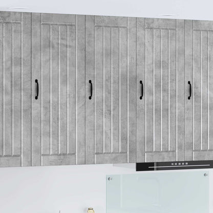 vidaXL Kitchen Wall Cabinet "Lucca" Engineered Wood Concrete Grey