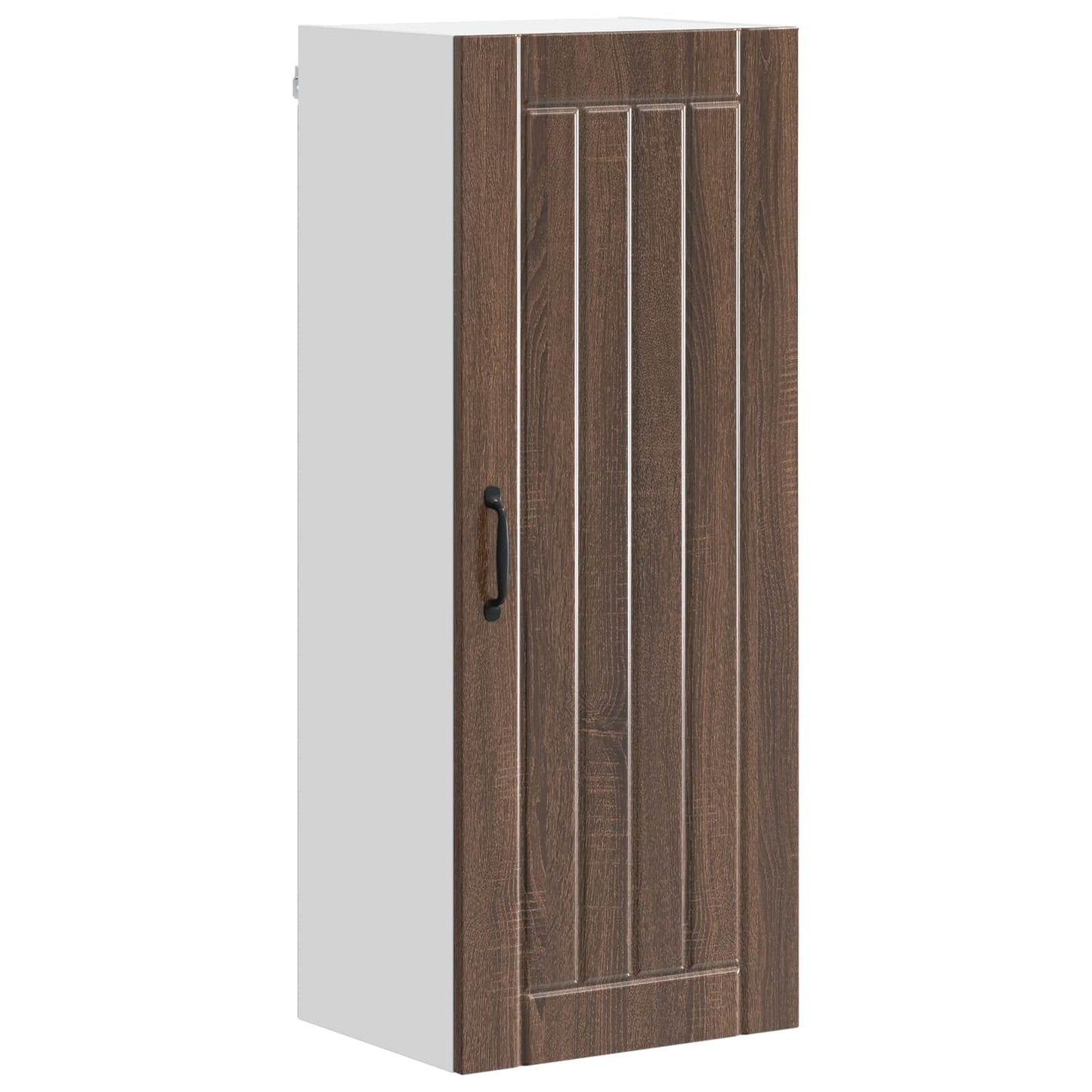 vidaXL Wall Cabinet LUCCA Brown Oak 40 x 31 x 100 cm Engineered Wood 2