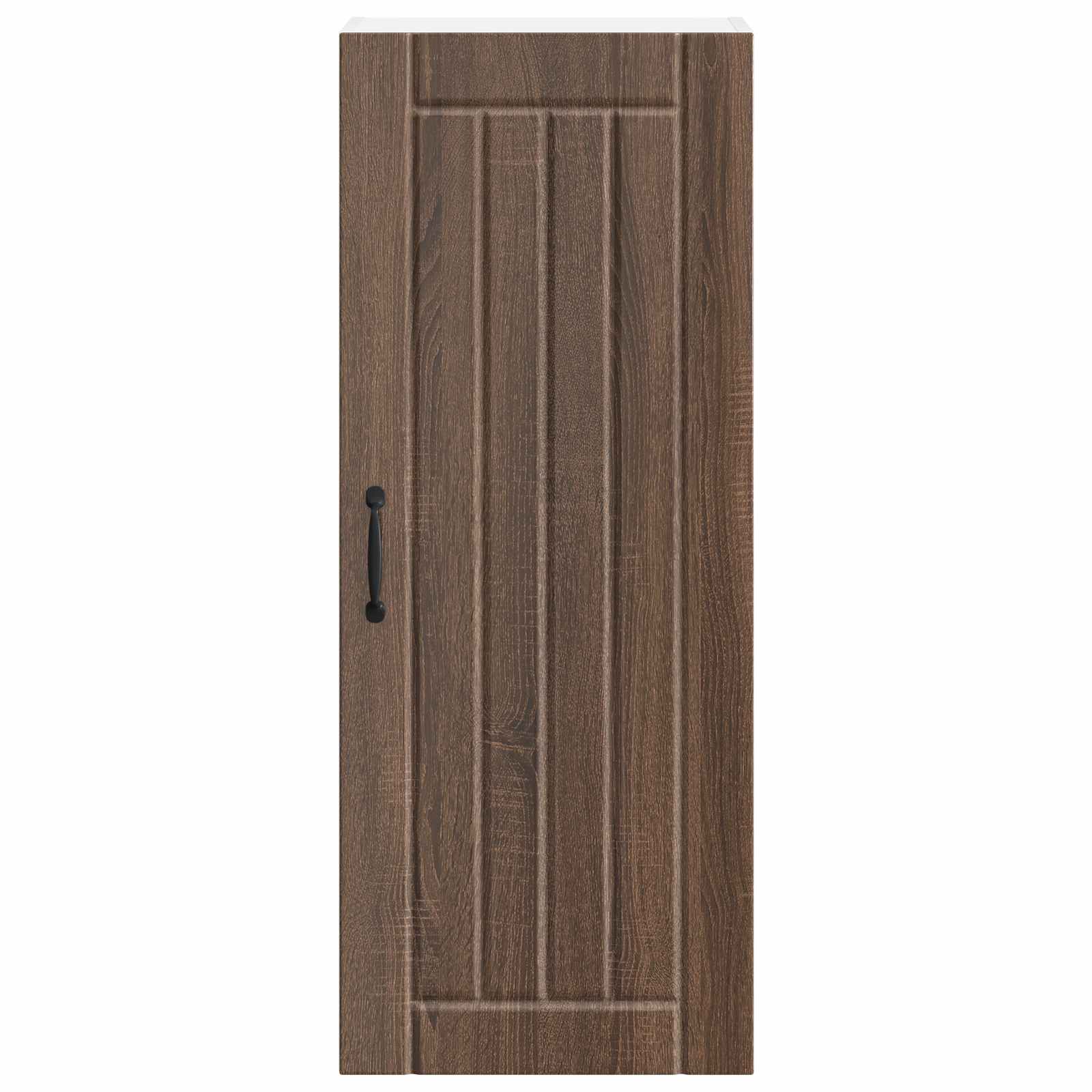 vidaXL Wall Cabinet LUCCA Brown Oak 40 x 31 x 100 cm Engineered Wood 6