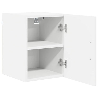 vidaXL Wall Cabinet PORTO 2 pcs White Engineered Wood 6