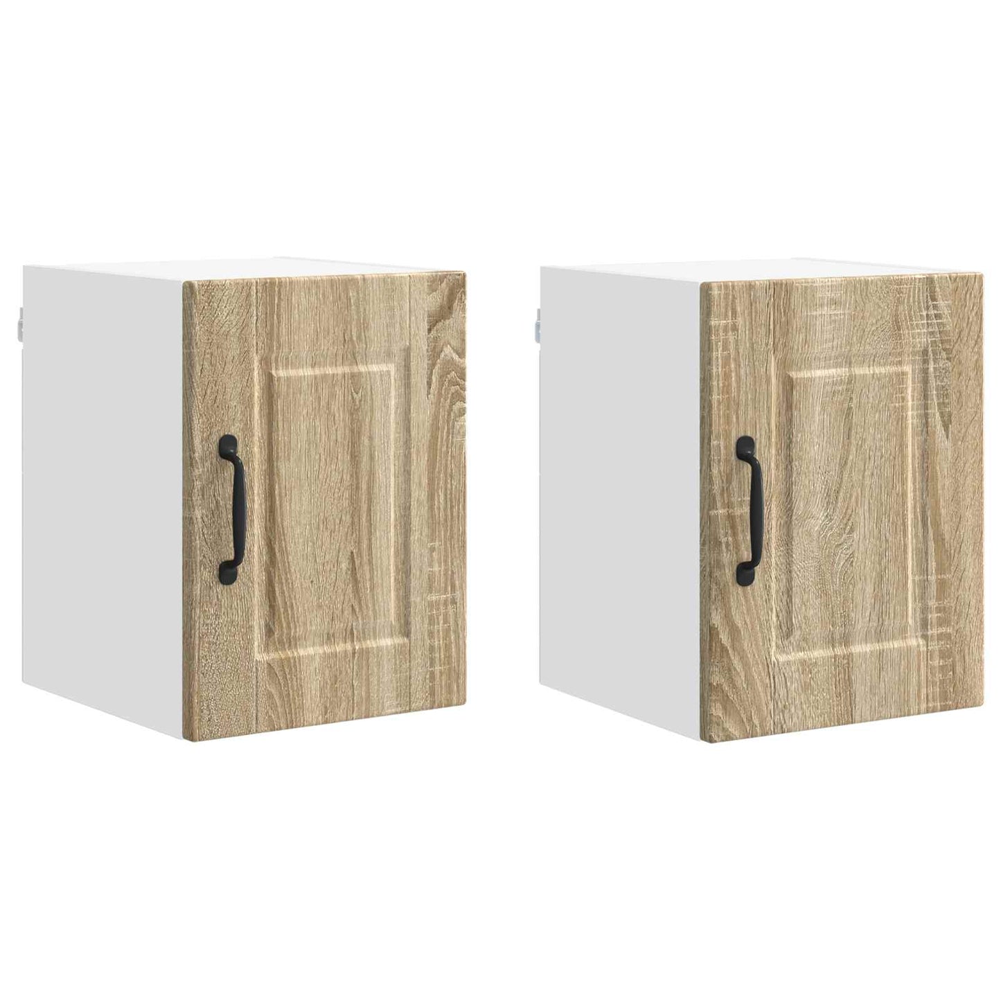 vidaXL Wall Cabinet PORTO 2 pcs Sonoma Oak Engineered Wood 2