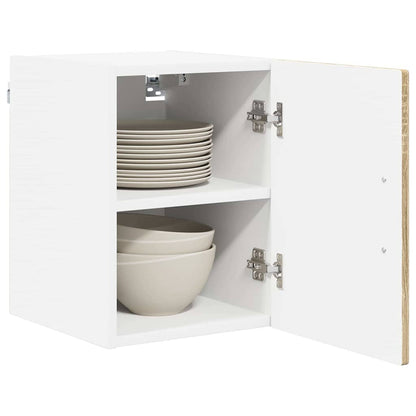 vidaXL Wall Cabinet PORTO 2 pcs Sonoma Oak Engineered Wood 3