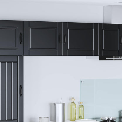 vidaXL Wall Cabinet PORTO Black 50 x 31 x 40 cm Engineered Wood 1