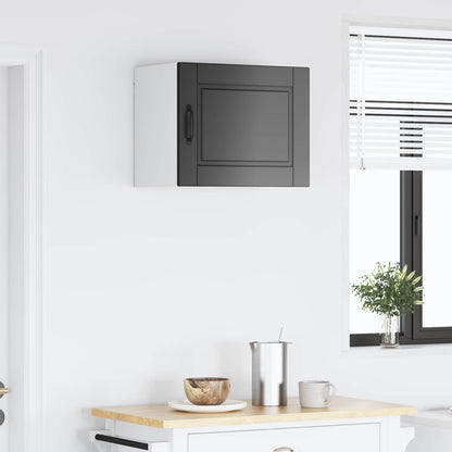 vidaXL Wall Cabinet PORTO Black 50 x 31 x 40 cm Engineered Wood 4