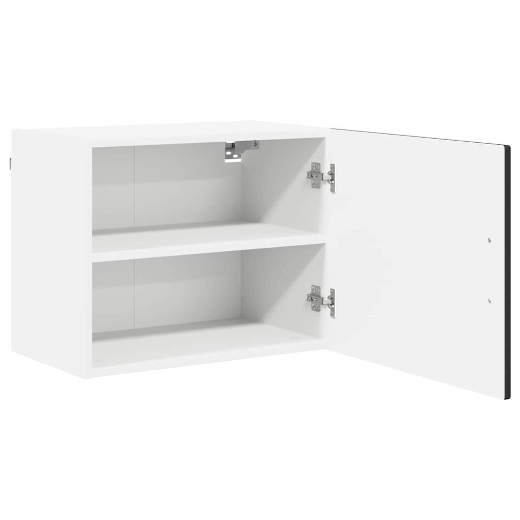 vidaXL Wall Cabinet PORTO Black 50 x 31 x 40 cm Engineered Wood 5