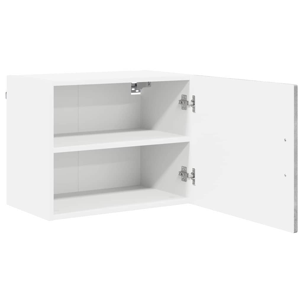 vidaXL Wall Cabinet PORTO Concrete Grey 50 x 31 x 40 cm 5