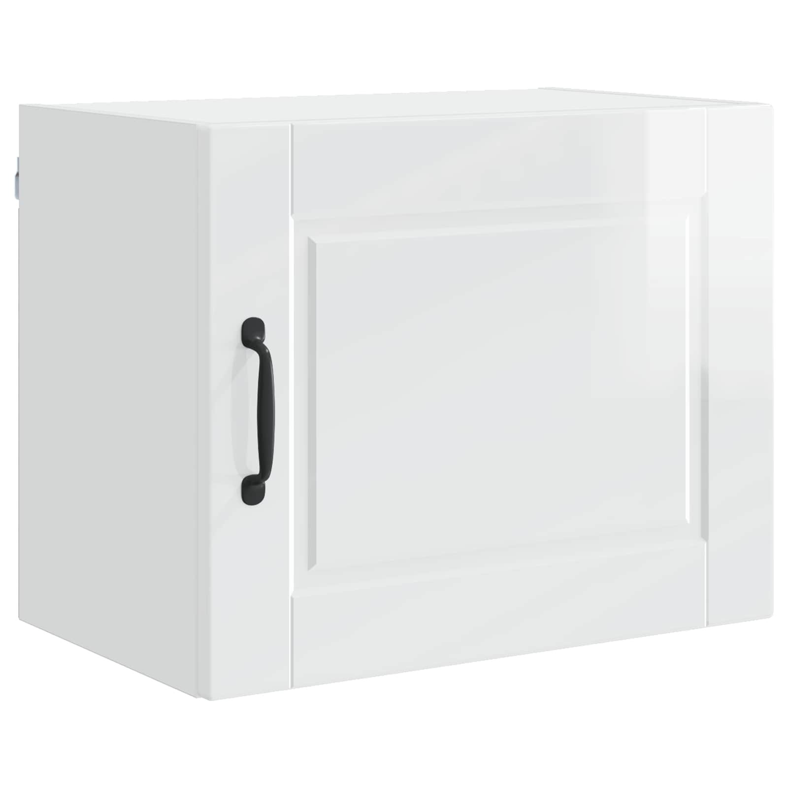 vidaXL Wall Cabinet PORTO High Gloss White 50 x 31 x 40 cm 2