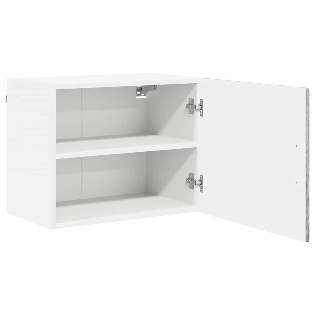 vidaXL Wall Cabinet PORTO Grey Sonoma 50 x 31 x 40 cm Engineered Wood 5