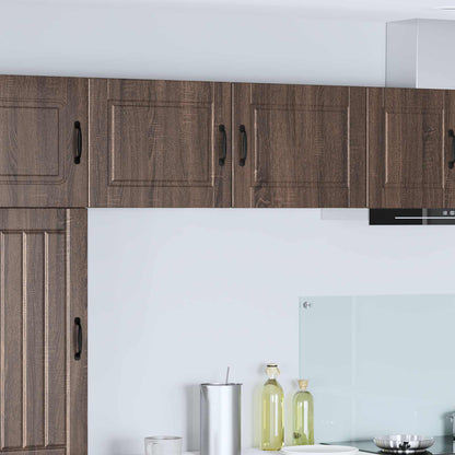 vidaXL Wall Cabinet PORTO Brown Oak 50 x 31 x 40 cm Engineered Wood 1