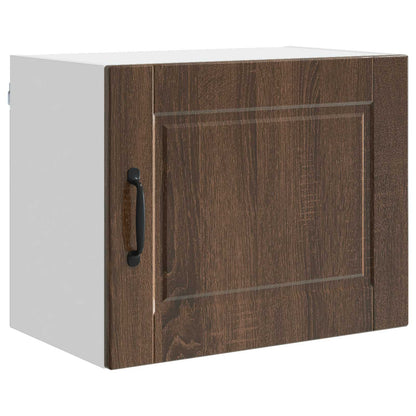 vidaXL Wall Cabinet PORTO Brown Oak 50 x 31 x 40 cm Engineered Wood 2