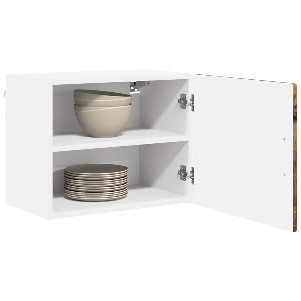 vidaXL Wall Cabinet PORTO Old Wood 50 x 31 x 40 cm Engineered Wood 3