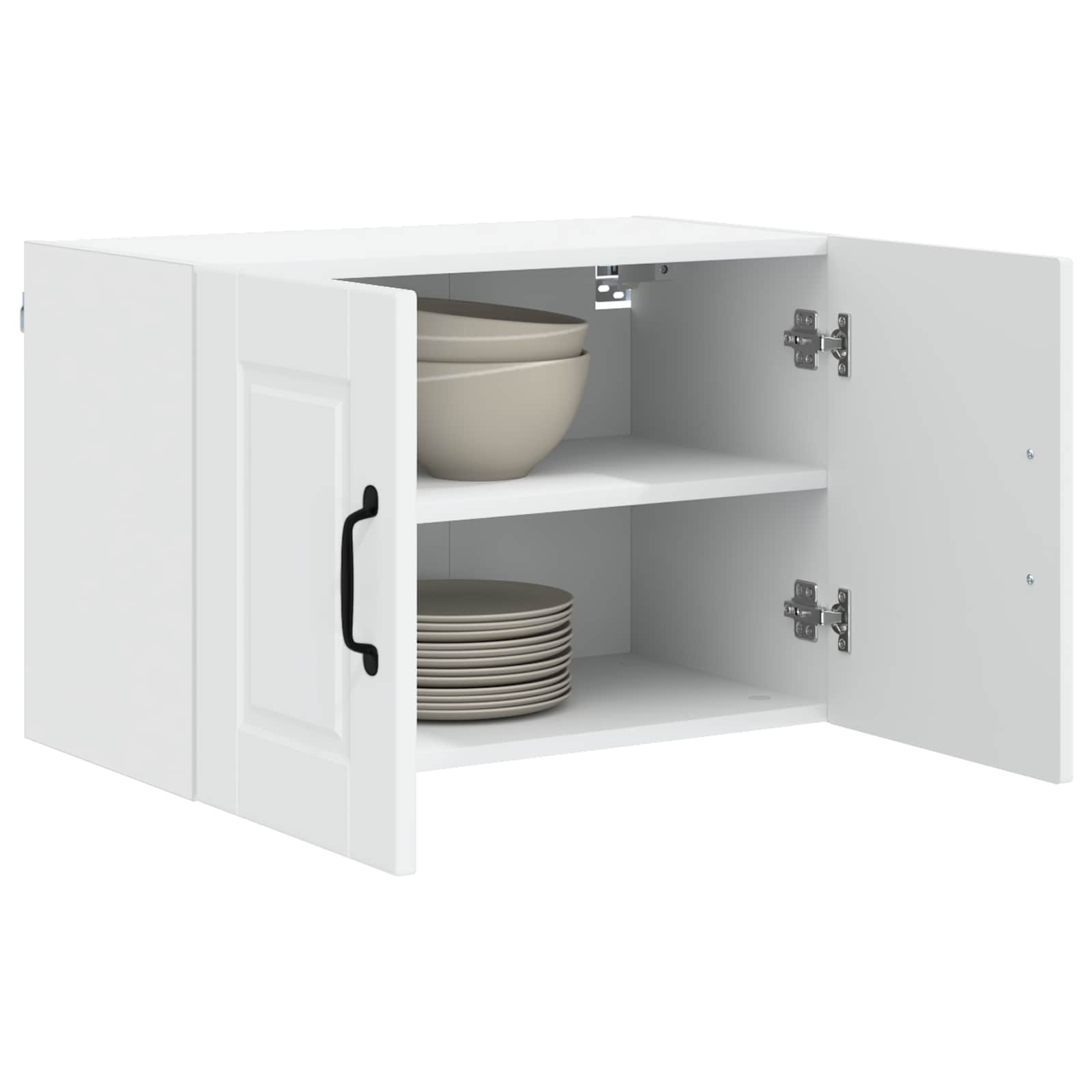 vidaXL Wall Cabinet PORTO White 60 x 31 x 40 cm Engineered Wood 3
