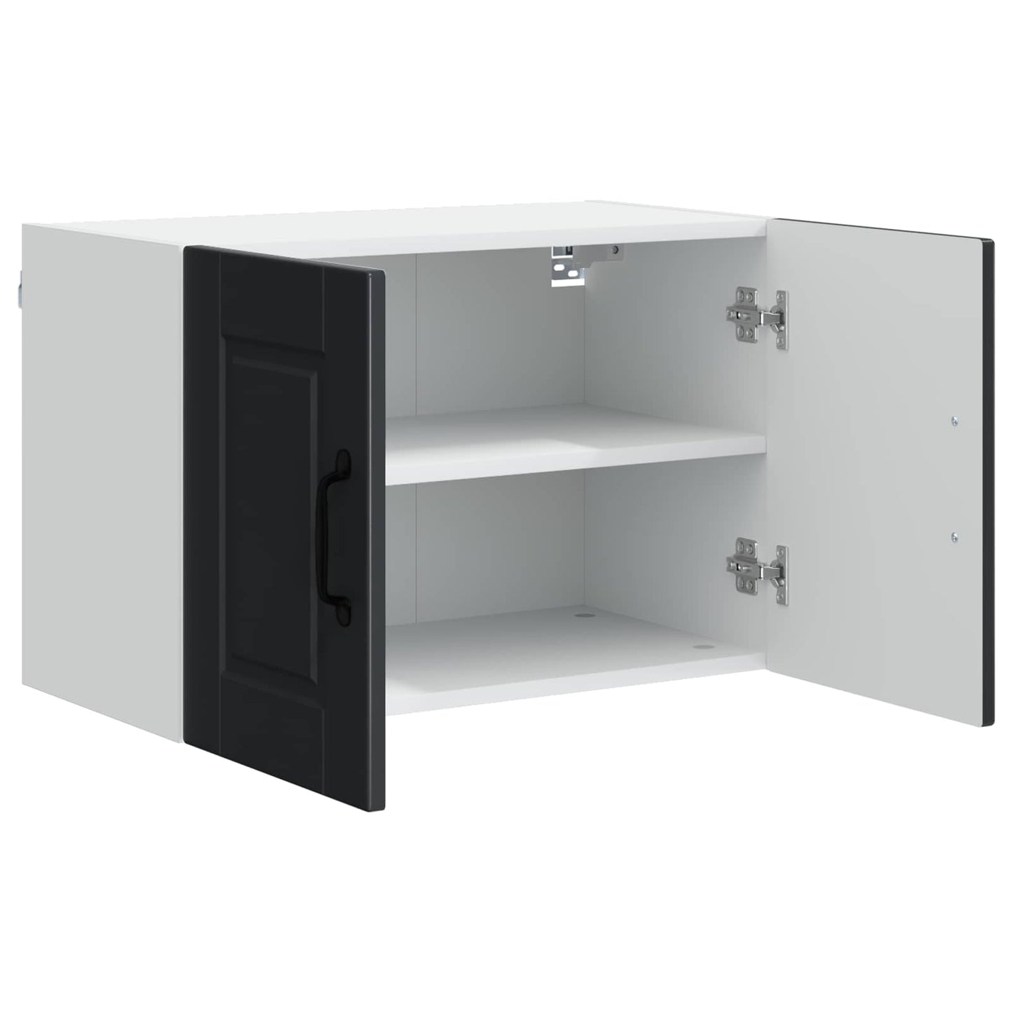 vidaXL Wall Cabinet PORTO Black 60 x 31 x 40 cm Engineered Wood 5