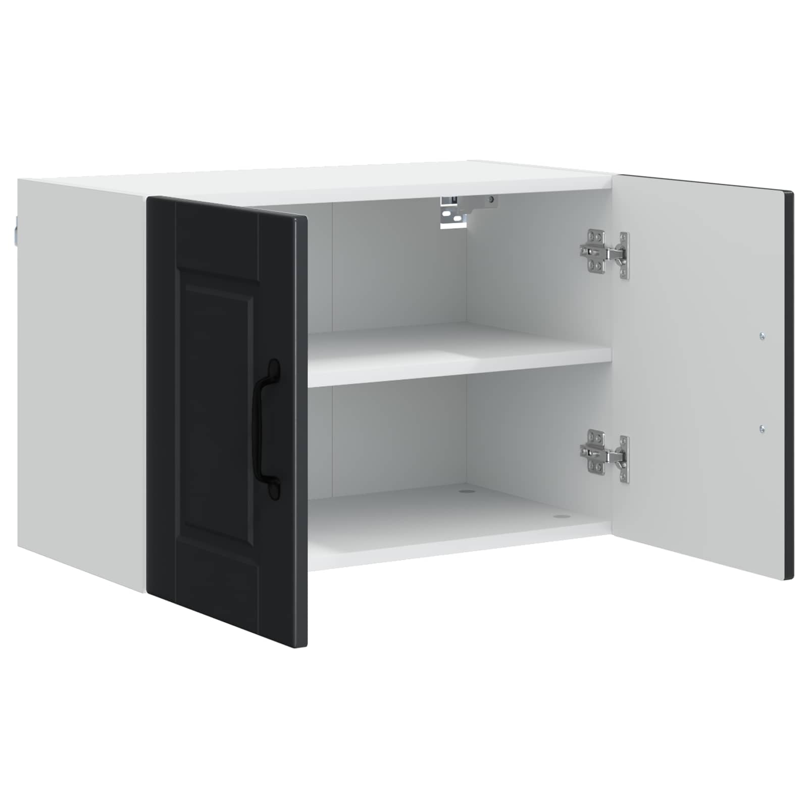 vidaXL Wall Cabinet PORTO Black 60 x 31 x 40 cm Engineered Wood 5