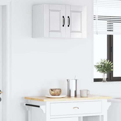 vidaXL Wall Cabinet PORTO High Gloss White 60 x 31 x 40 cm 4