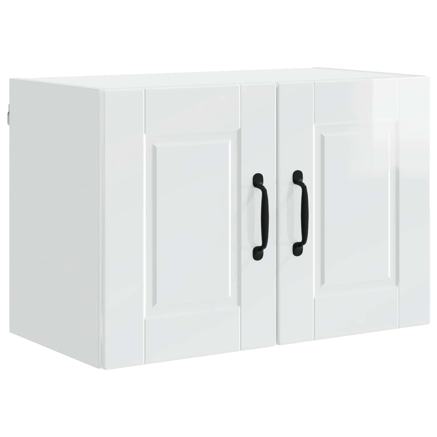 vidaXL Wall Cabinet PORTO High Gloss White 60 x 31 x 40 cm 2
