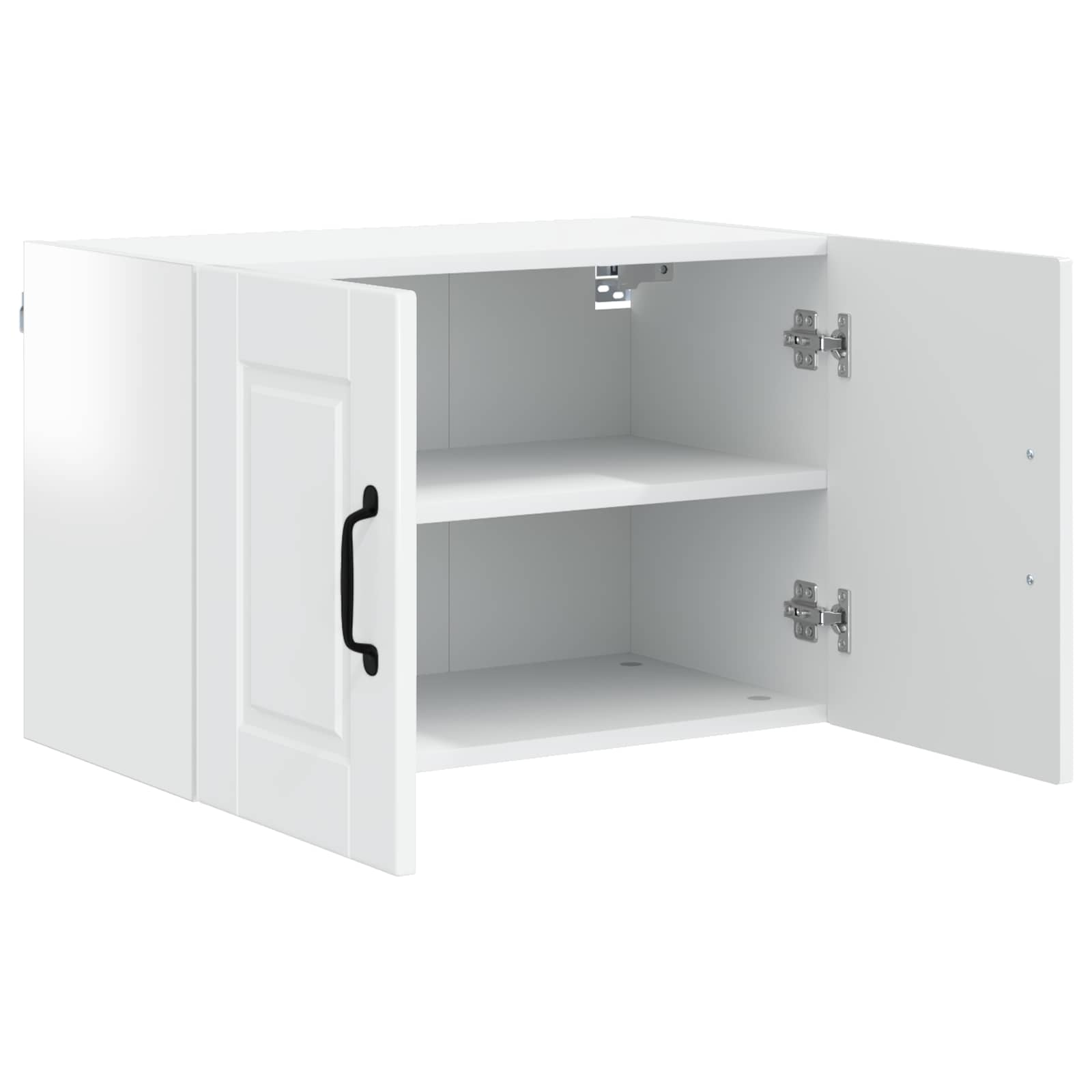 vidaXL Wall Cabinet PORTO High Gloss White 60 x 31 x 40 cm 5