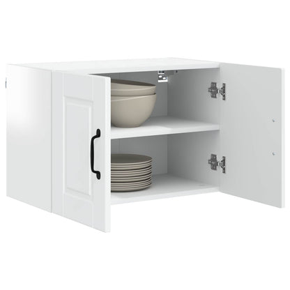 vidaXL Wall Cabinet PORTO High Gloss White 60 x 31 x 40 cm 3