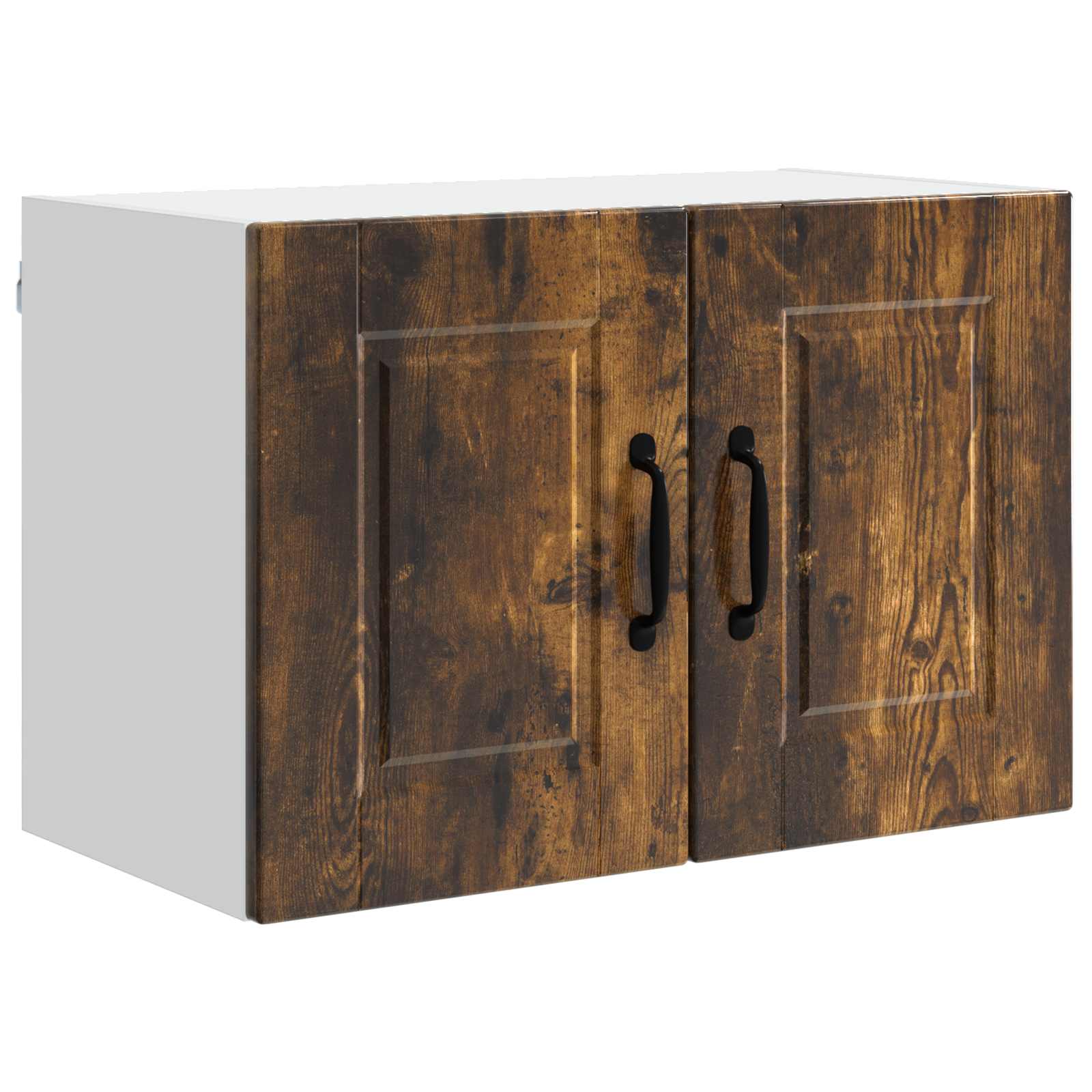 vidaXL Wall Cabinet PORTO Smoked Oak 60 x 31 x 40 cm Engineered Wood 2