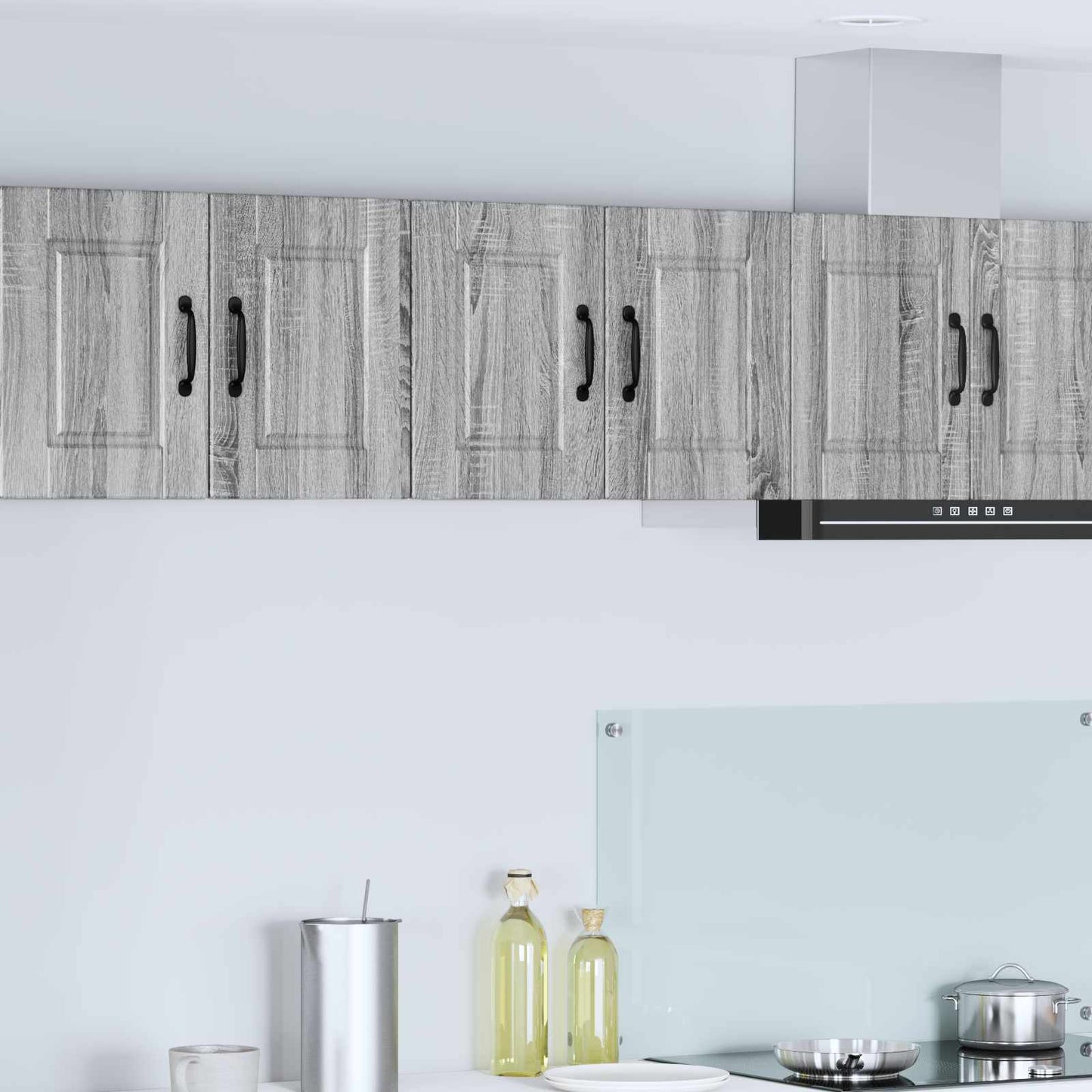 vidaXL Wall Cabinet PORTO Grey Sonoma 60 x 31 x 40 cm Engineered Wood 1