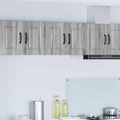 vidaXL Wall Cabinet PORTO Grey Sonoma 60 x 31 x 40 cm Engineered Wood 1