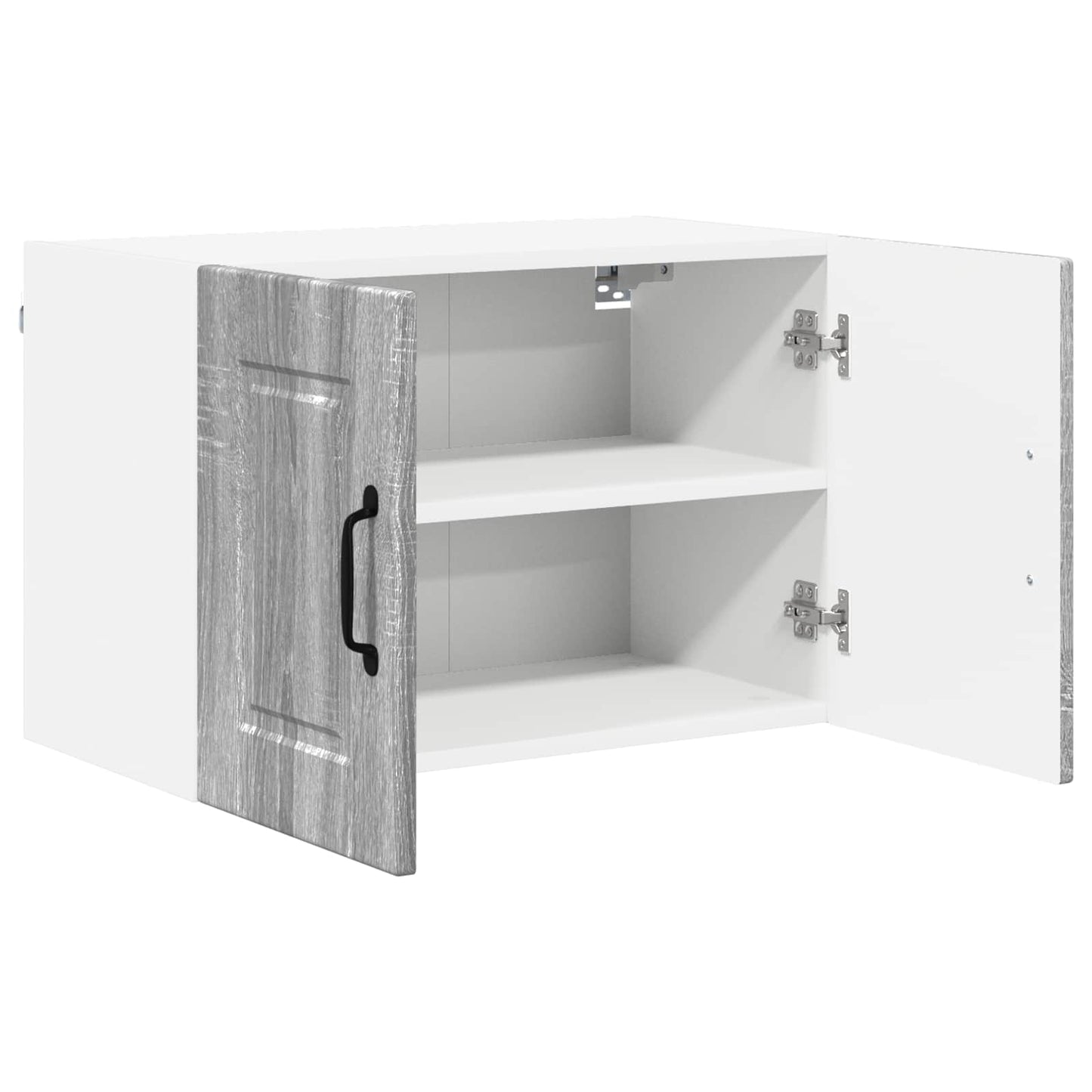 vidaXL Wall Cabinet PORTO Grey Sonoma 60 x 31 x 40 cm Engineered Wood 5