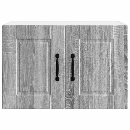 vidaXL Wall Cabinet PORTO Grey Sonoma 60 x 31 x 40 cm Engineered Wood 6