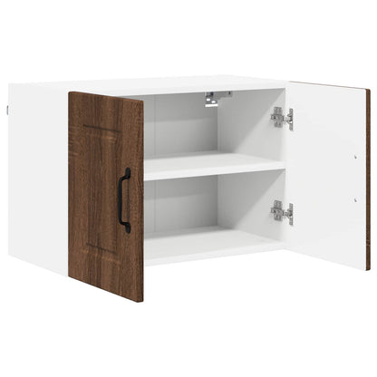 vidaXL Wall Cabinet PORTO Brown Oak 60 x 31 x 40 cm Engineered Wood 5