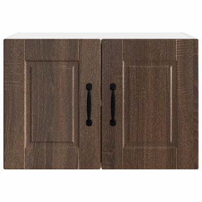 vidaXL Wall Cabinet PORTO Brown Oak 60 x 31 x 40 cm Engineered Wood 6