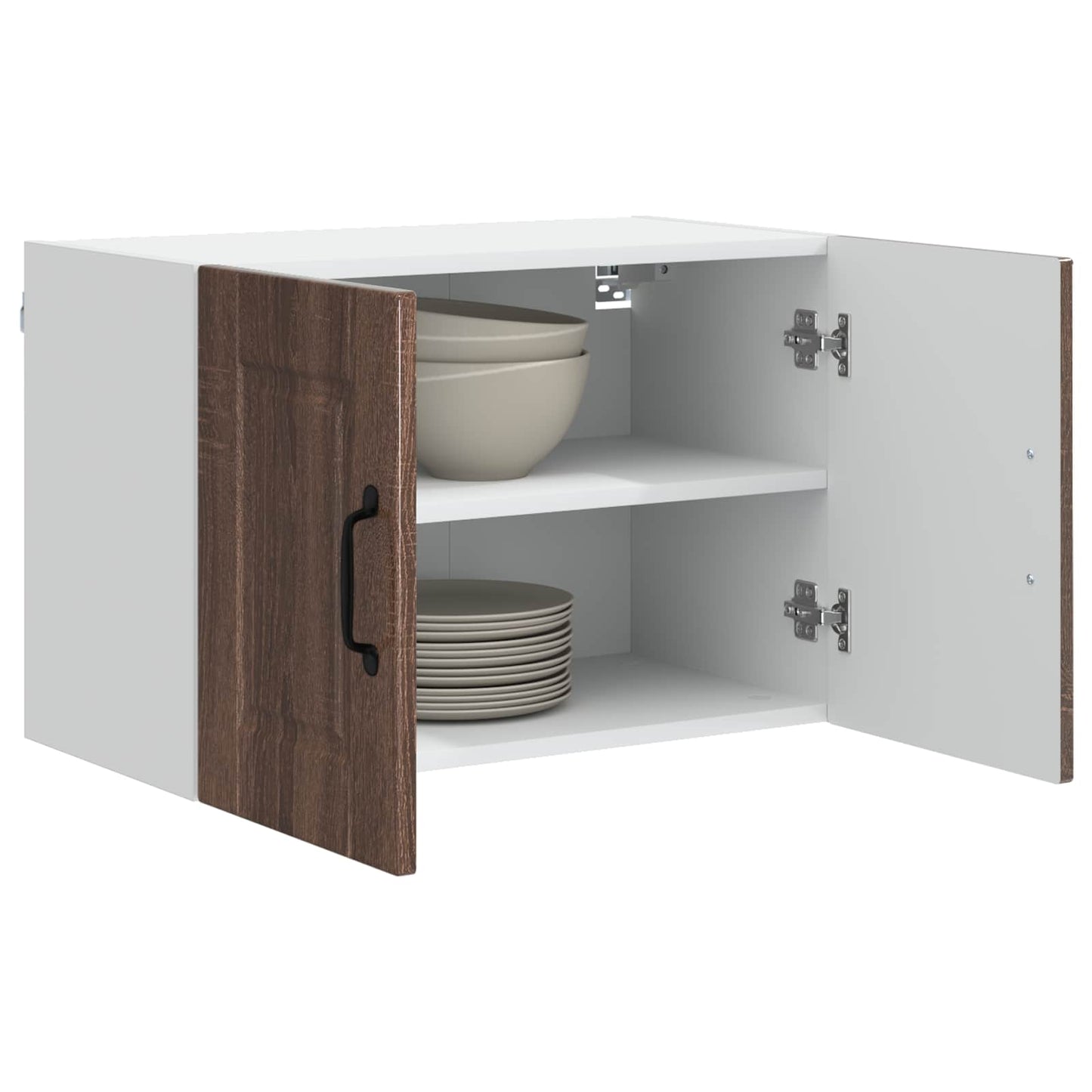 vidaXL Wall Cabinet PORTO Brown Oak 60 x 31 x 40 cm Engineered Wood 3