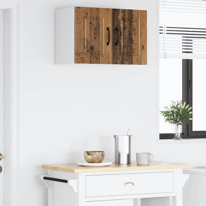 vidaXL Wall Cabinet PORTO Old Wood 60 x 31 x 40 cm Engineered Wood 4