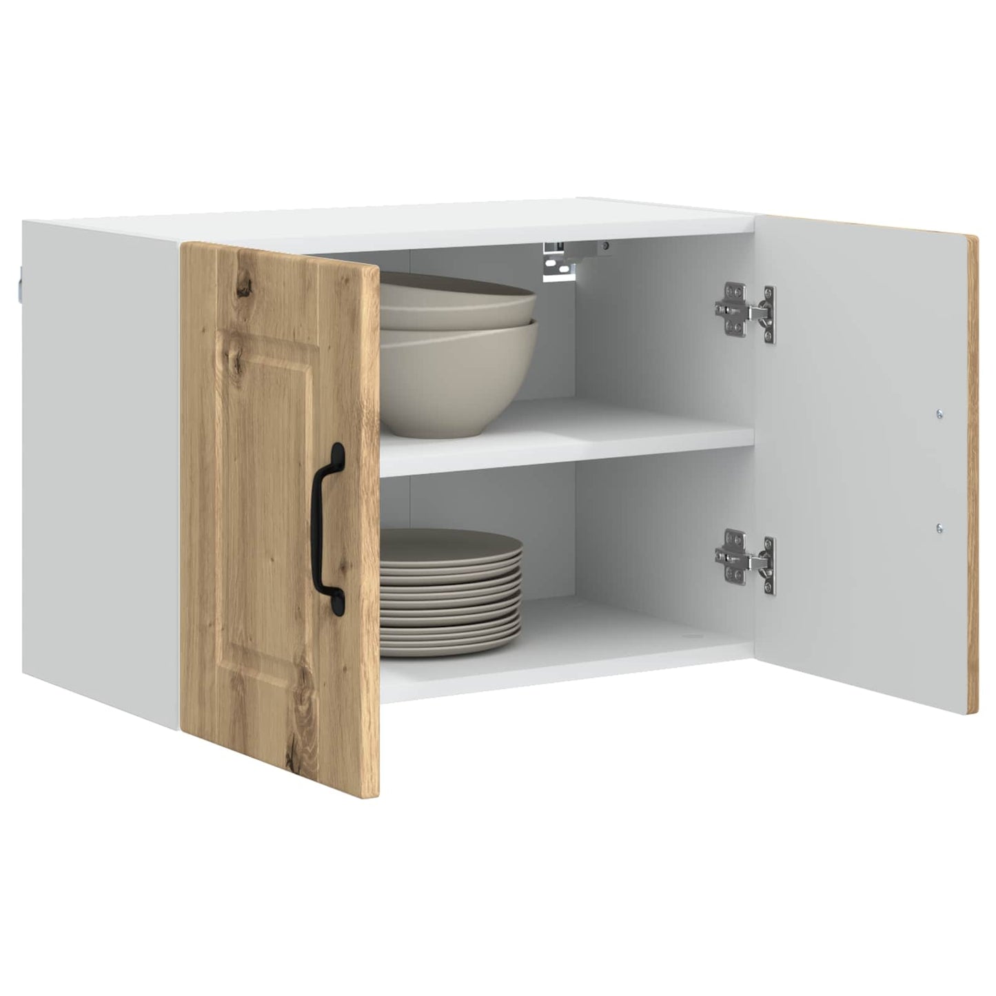 vidaXL Wall Cabinet PORTO Artisan Oak 60 x 31 x 40 cm Engineered Wood 3