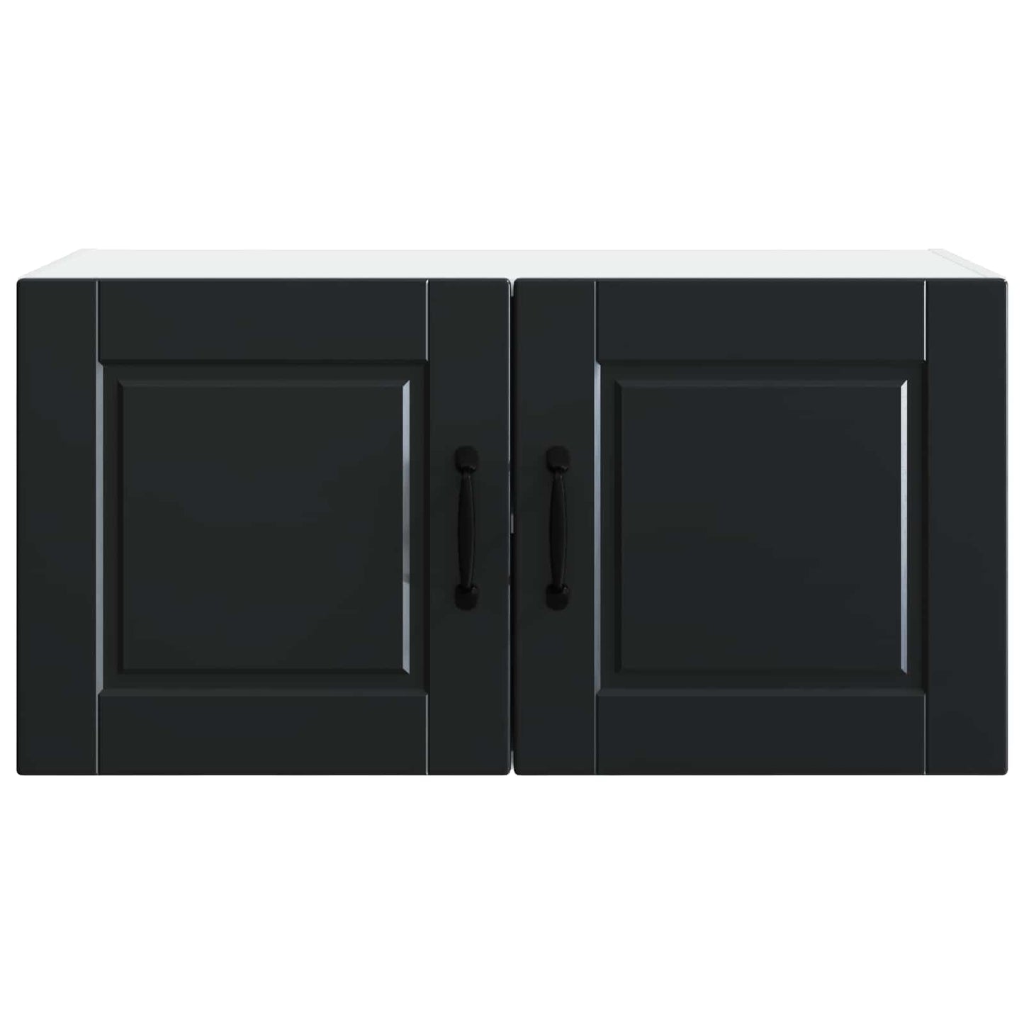 vidaXL Wall Cabinet PORTO Black 80 x 31 x 40 cm Engineered Wood 6