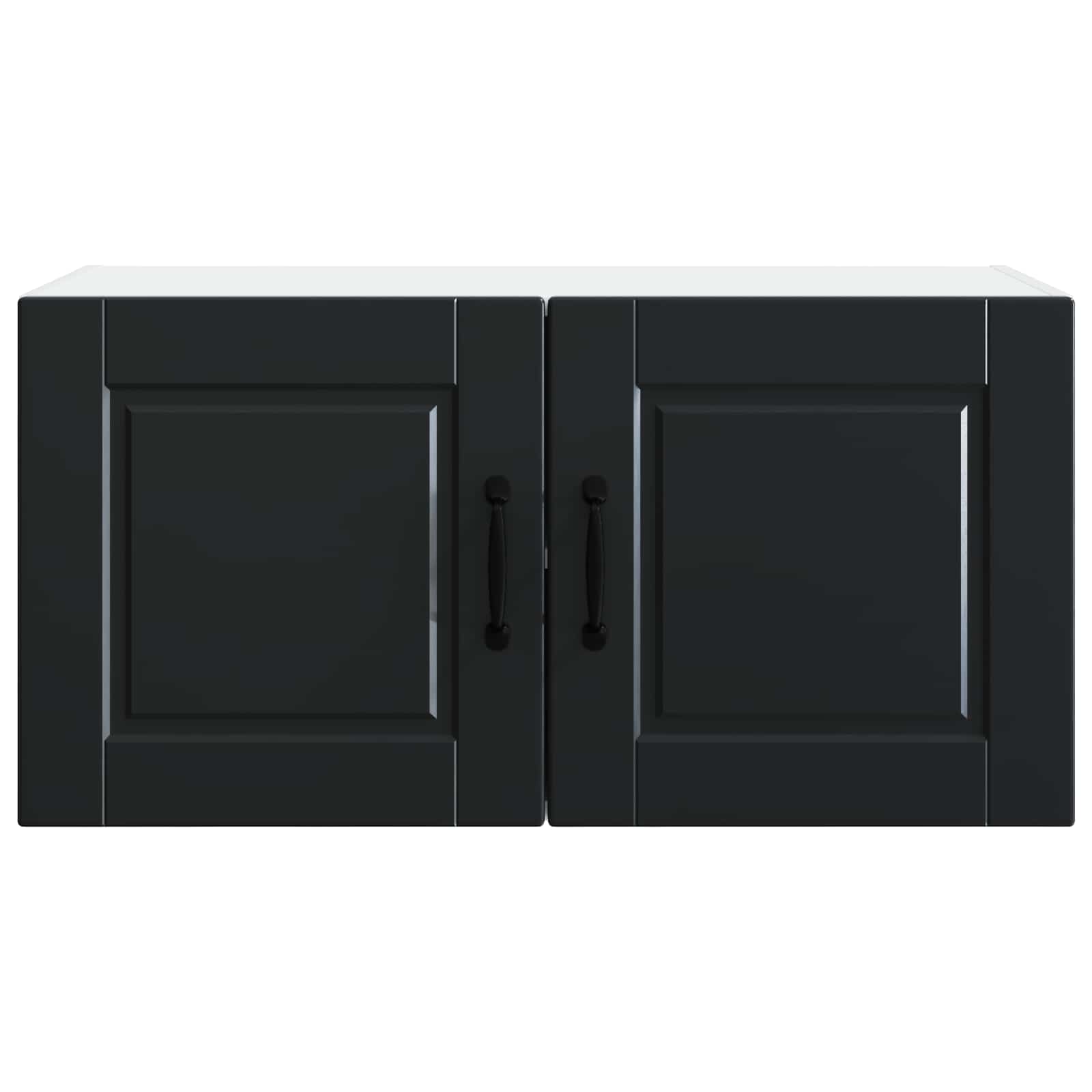 vidaXL Wall Cabinet PORTO Black 80 x 31 x 40 cm Engineered Wood 6