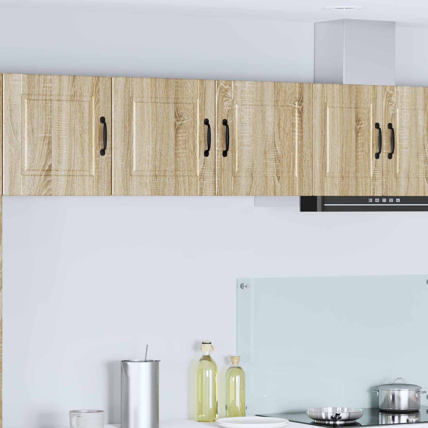 vidaXL Wall Cabinet PORTO Sonoma Oak 80 x 31 x 40 cm Engineered Wood 1