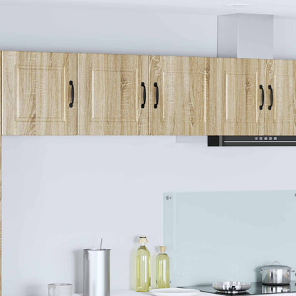 vidaXL Wall Cabinet PORTO Sonoma Oak 80 x 31 x 40 cm Engineered Wood 1