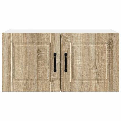 vidaXL Wall Cabinet PORTO Sonoma Oak 80 x 31 x 40 cm Engineered Wood 6