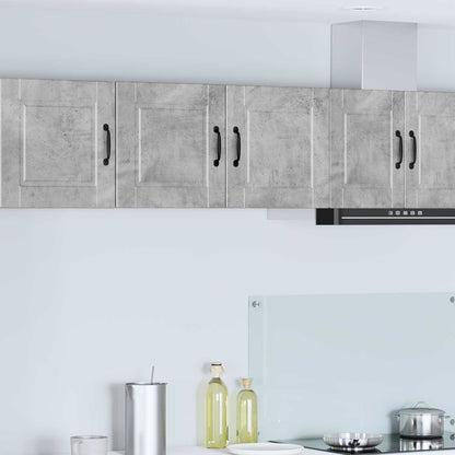 vidaXL Wall Cabinet PORTO Concrete Grey 80 x 31 x 40 cm 1