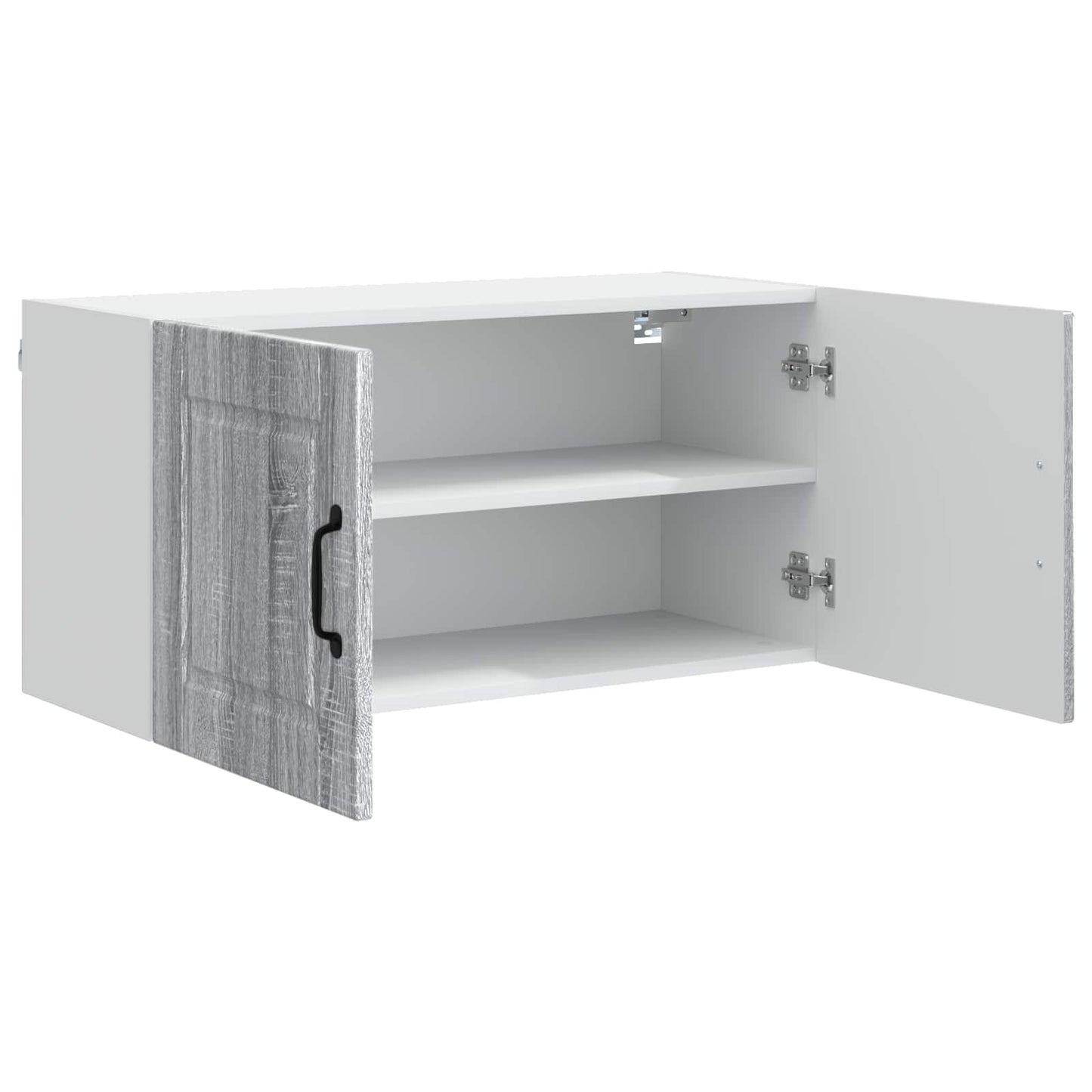 vidaXL Wall Cabinet PORTO Grey Sonoma 80 x 31 x 40 cm Engineered Wood 5